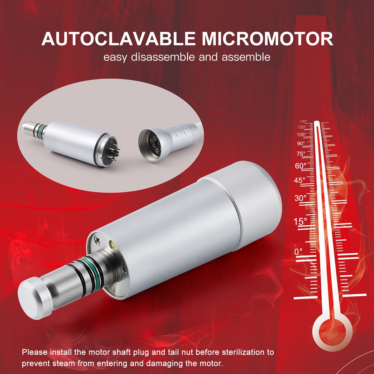 Motor Micromotor LED Dental Sin Escobillas Pieza de mano 1:1 / 1:5 / 16:1