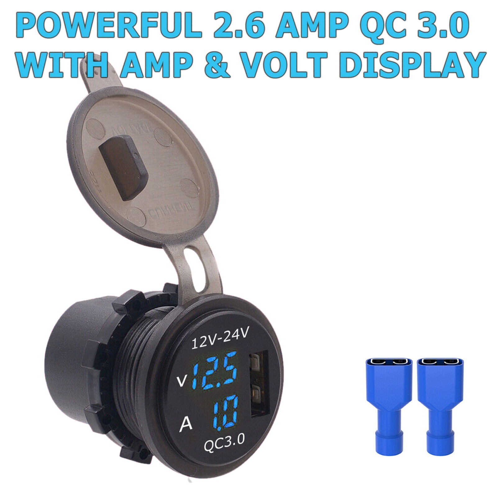 Waterproof CAR Battery Meter DC 12V Voltmeter LED Digital Display Voltage Gauge