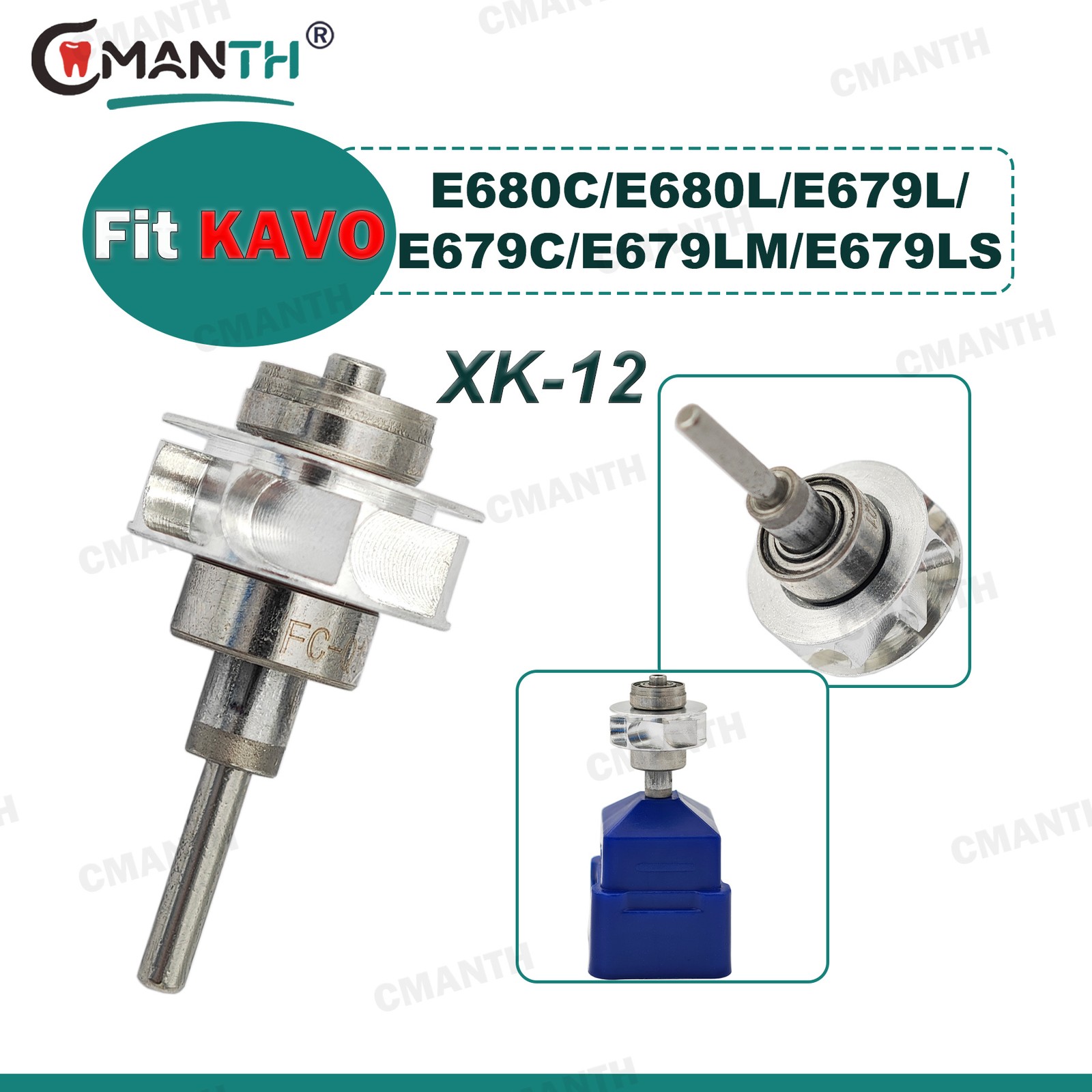 Dental Turbine Cartridge Air Rotor Fit KAVO High Speed Handpiece Cartridge
