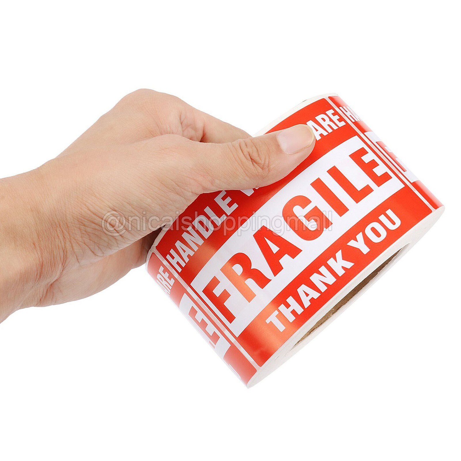 3″x5″ Fragile Stickers Handle With Care Warning Mailing Shipping Labels 500/Roll