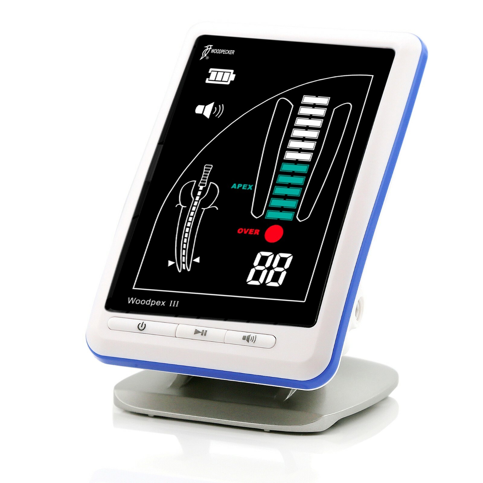 100% Woodpecker Woodpex III Dental Apex Locator 4.5″ LCD Endodontic Root Canal