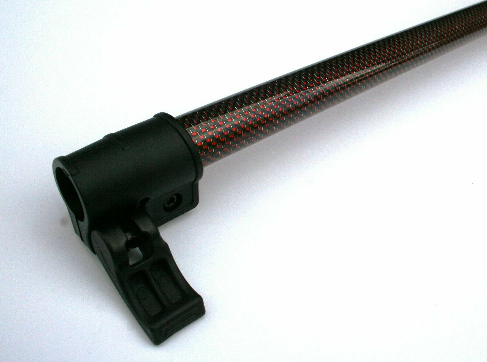 CarbonPro Carbon-Fiber Complete Shaft, Equinox 600/800 metal detector, Red/Black