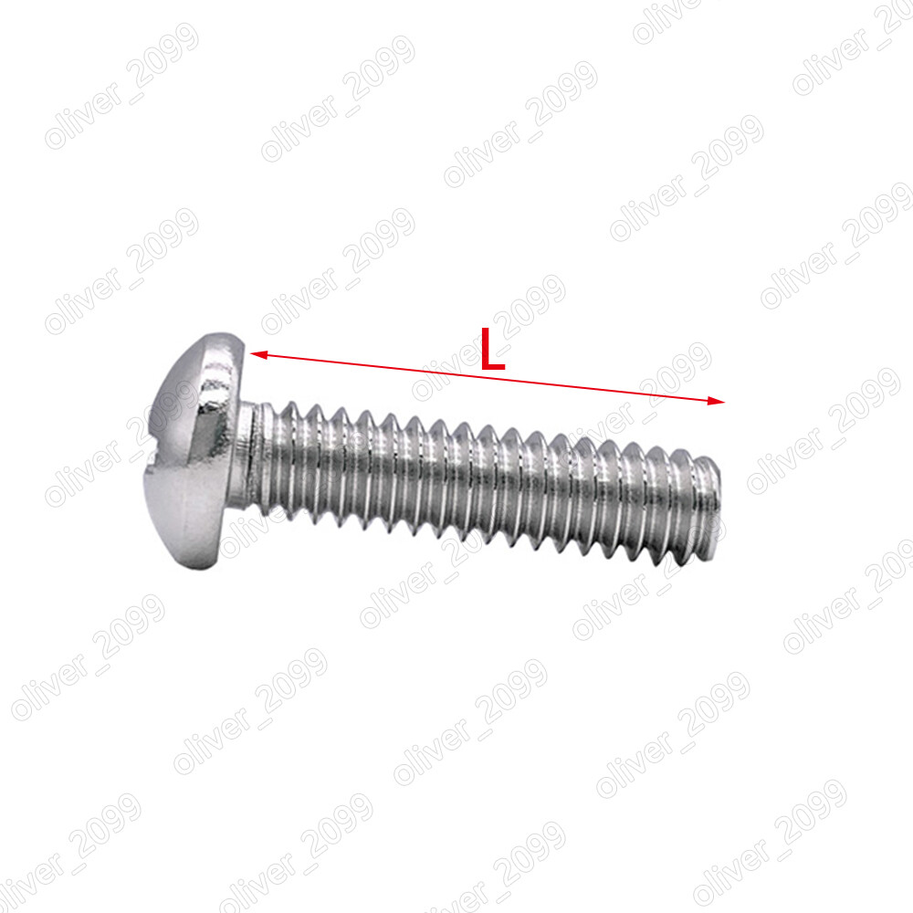 304 Stainless Steel Phillips Cross Pan Head Screws Machine Screws 2# 3# 4# 6# 8#