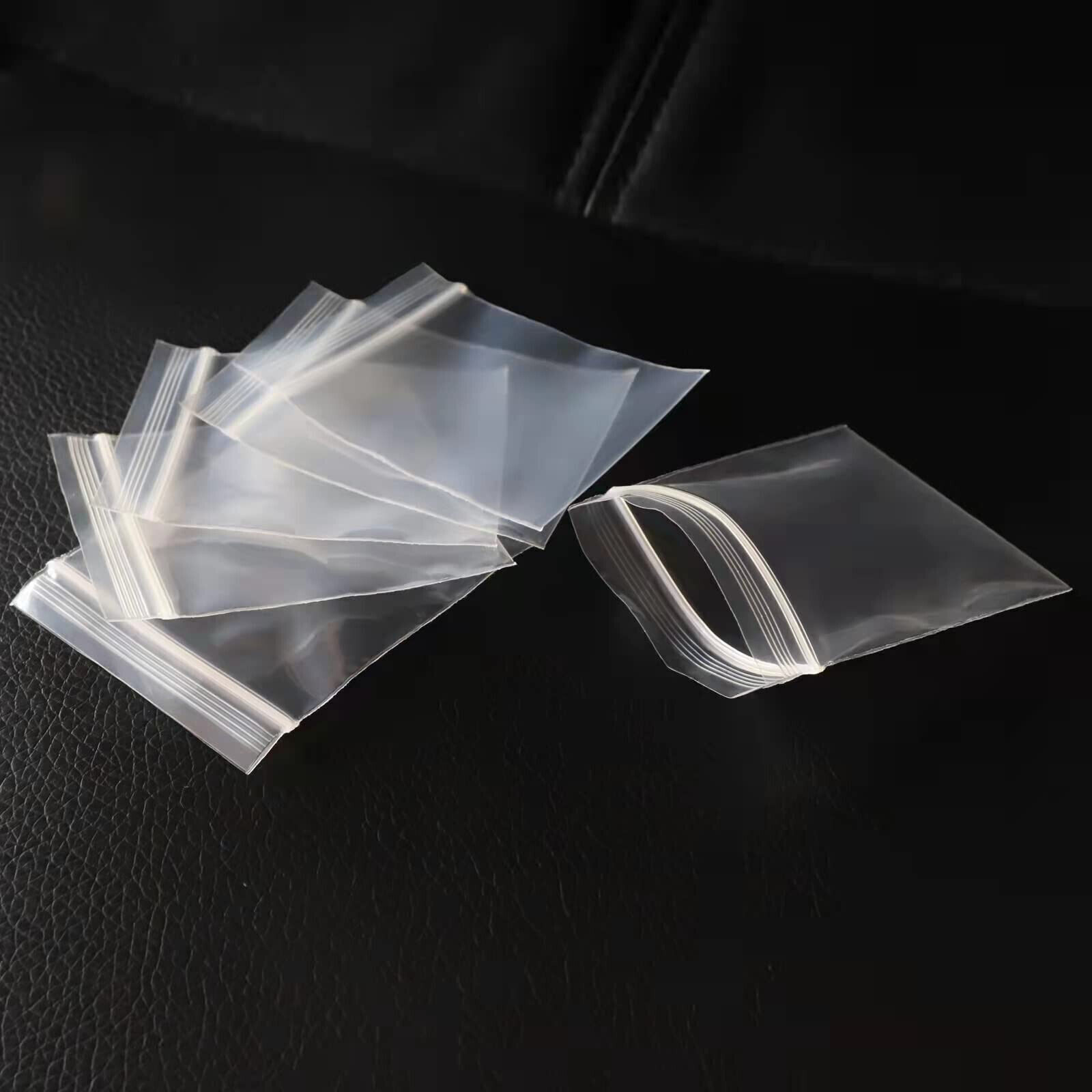 ALL SIZE Reclosable Seal Bag Plastic Poly Zip Lock Bags Jewelry Zipper Baggie 2M