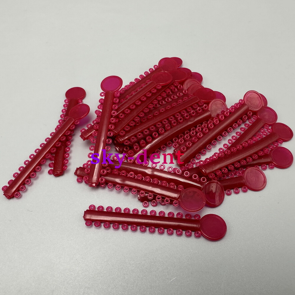1040pcs/pack Dental Orthodontic Elastic Ligature Ties Bands for Brackets Brace