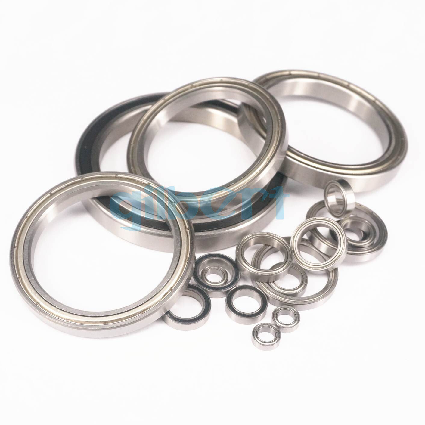 Inner Dia 3mm To 50mm Gcr15 ABEC1/ABEC3 Thin-wall Deep Groove Ball Bearings