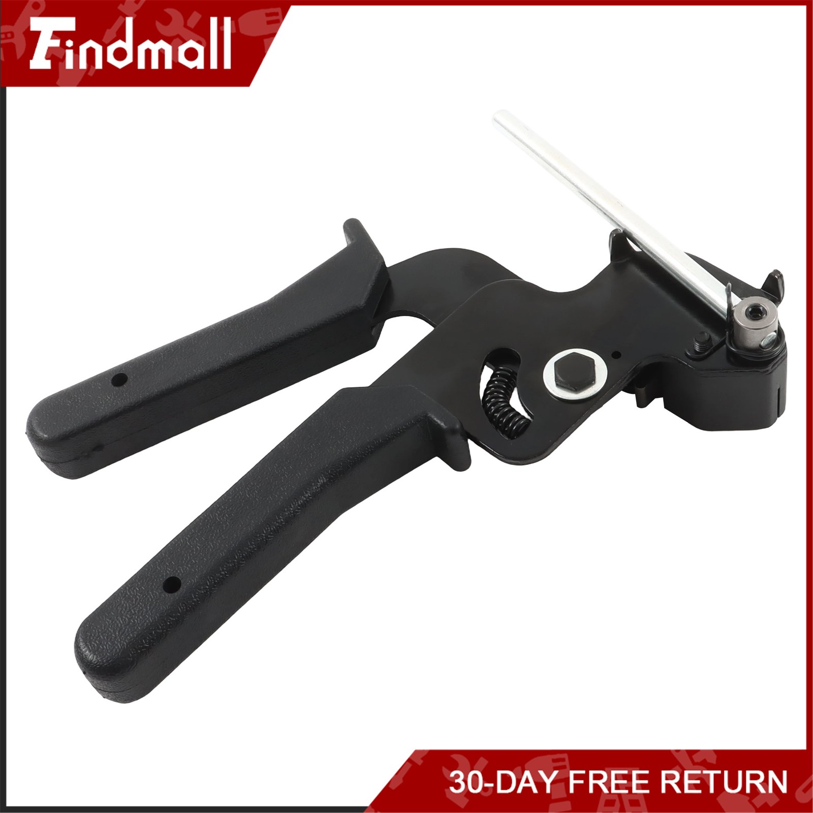 Findmall Stainless Steel Cable Tie Gun Kit 100pcs Cable Ties 11.8″ Self-Locking