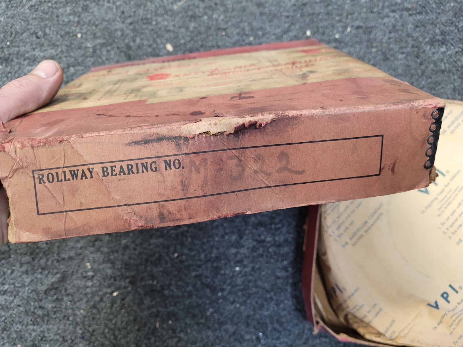 M 322 ROLLWAY ROLLER BEARING, 110MM ID, 240MM OD, 50MM WIDE