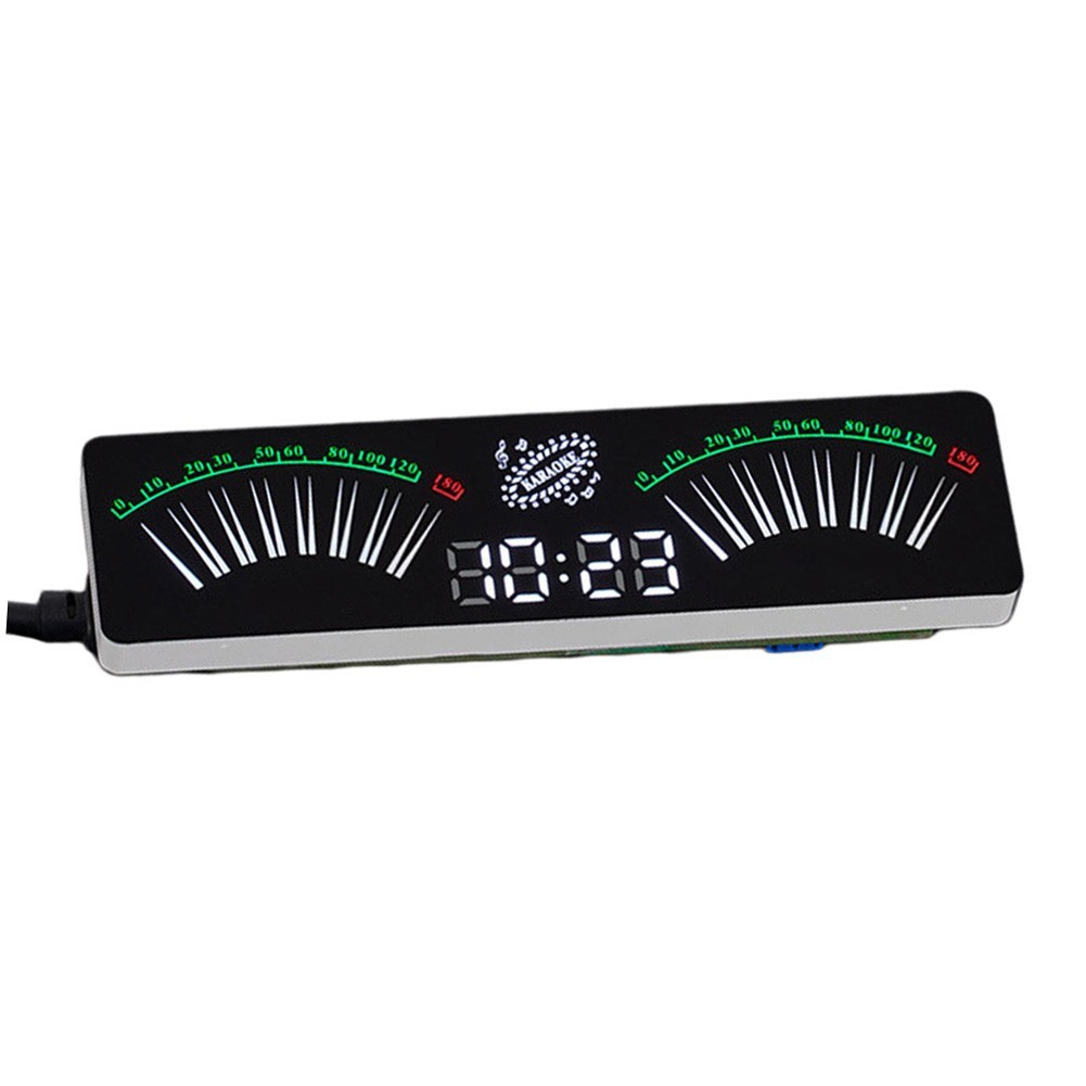 Fan-Shaped RGB LED Sound Visualizer with Dynamic Music Level Display Function