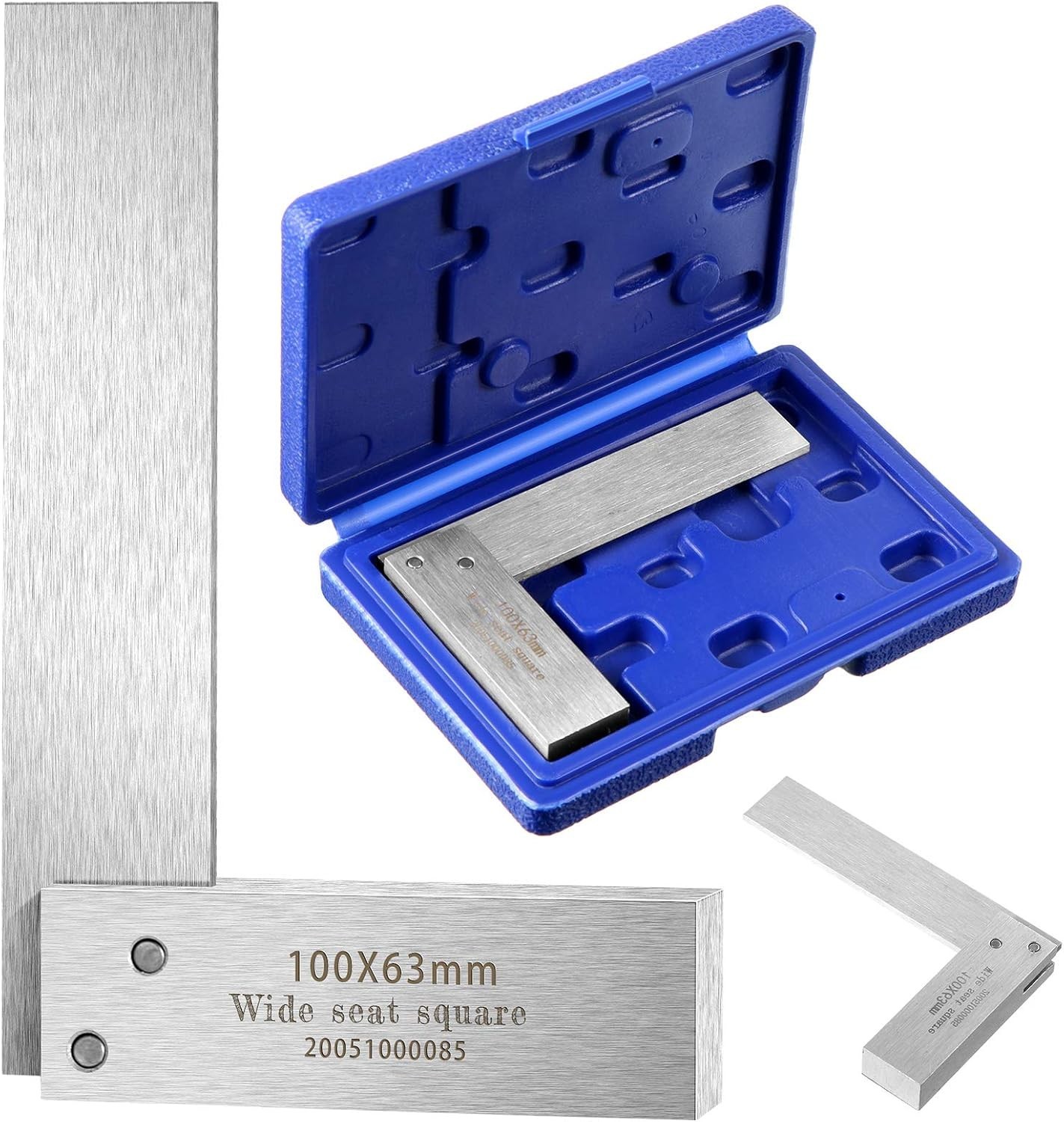 4 x 2.5 Inch Engineer Square Machinist Set – High Precision Steel Square for Wo