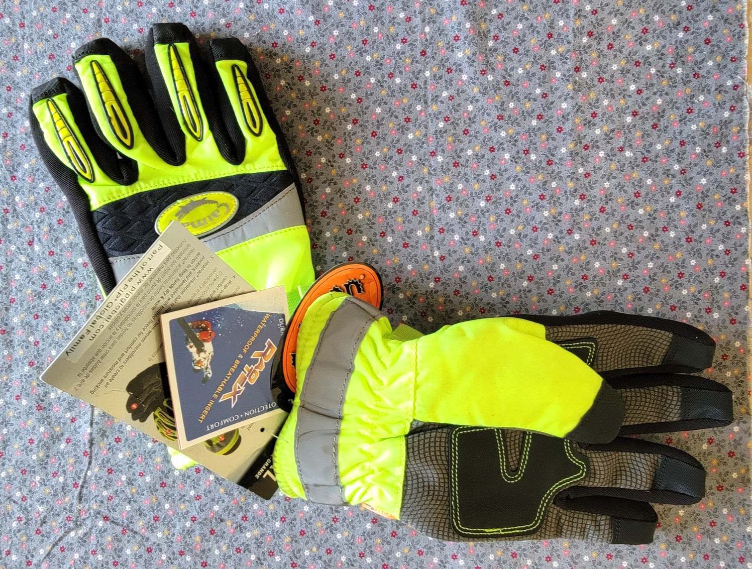 Caiman 2991-6 Synthetic Leather Waterproof Hi-Vis Heatrac Insulation Size XL NWT