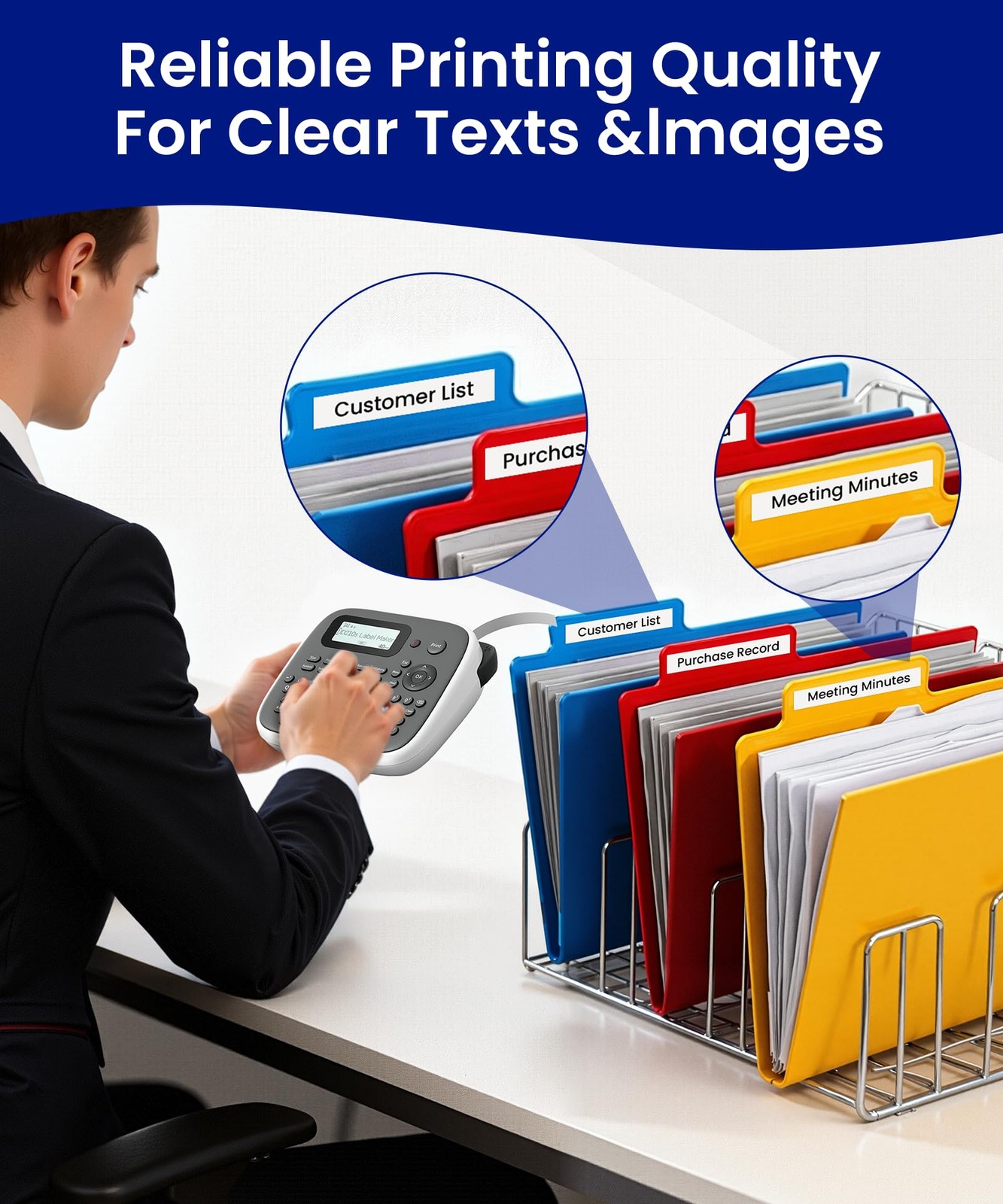 Label Maker Machine with Tapes, Label Makers, Label Maker Waterproof-Labels, …