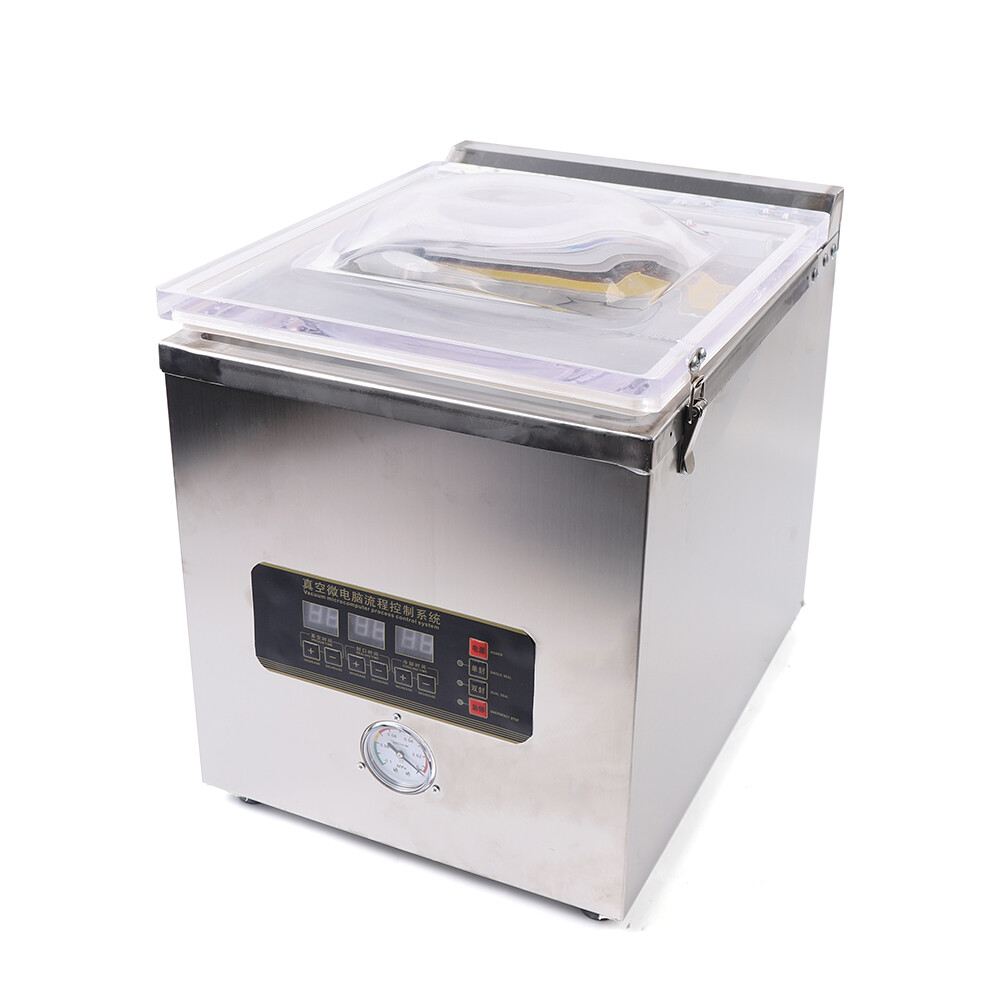 Vacuum Sealer 360W Commercial Food Chamber Vacuum Sealing Packing Machine 110V