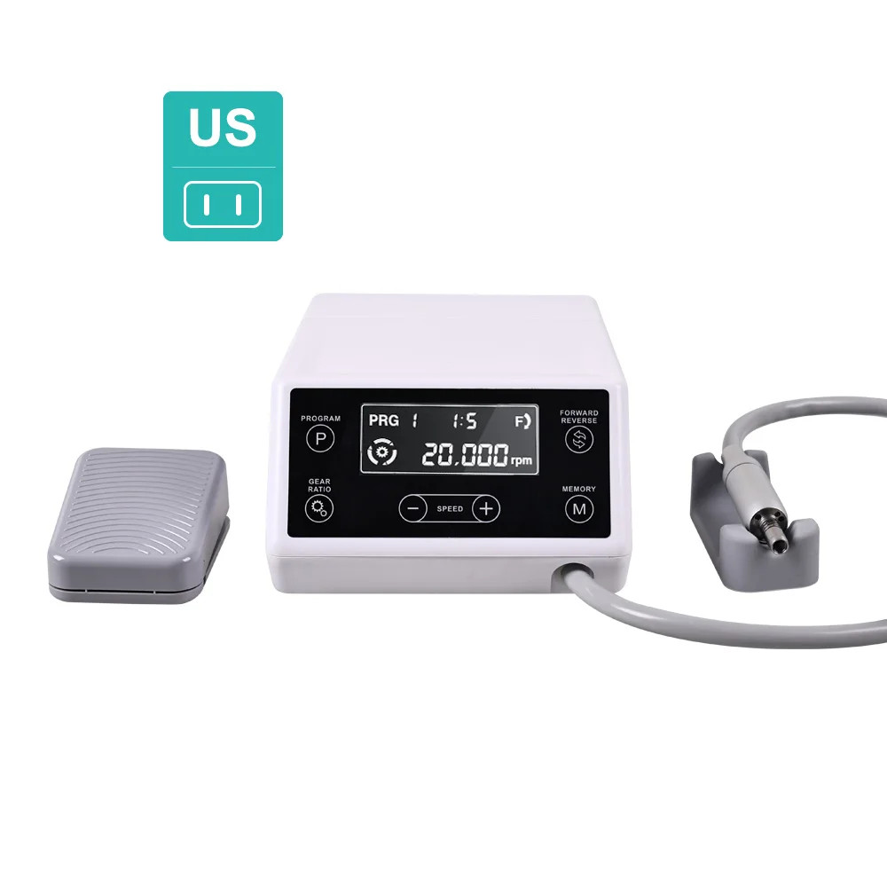 Dental Brushless Micromotor w/Water Tank Indenpendent Use Electric Micromotor US