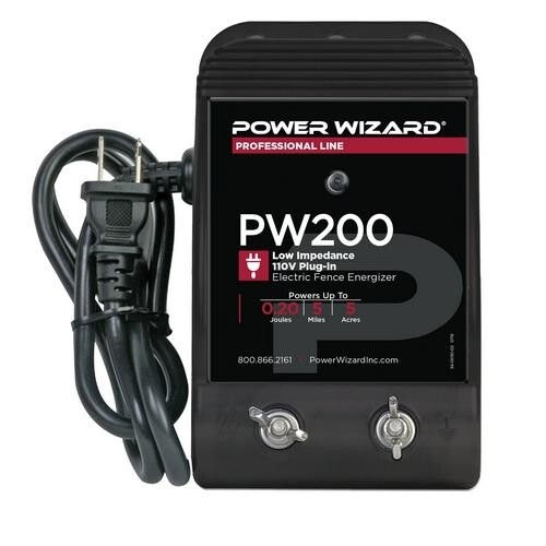 PW200 Power Wizard Fence Energizer / 3 year manufacturer warranty