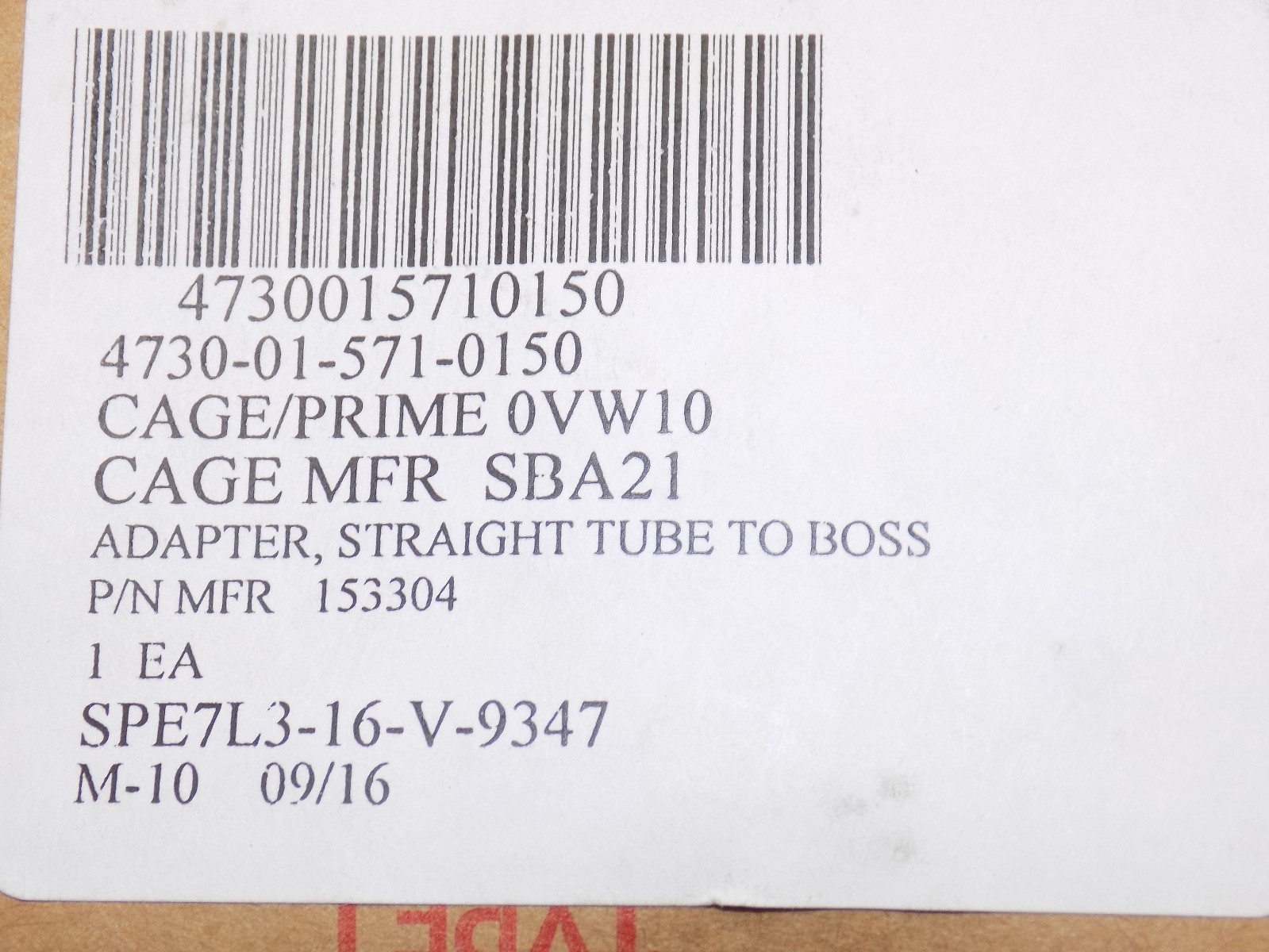 QTY 5 New Festo Pneumatic Fittings Connector QSM-M5-4 153304