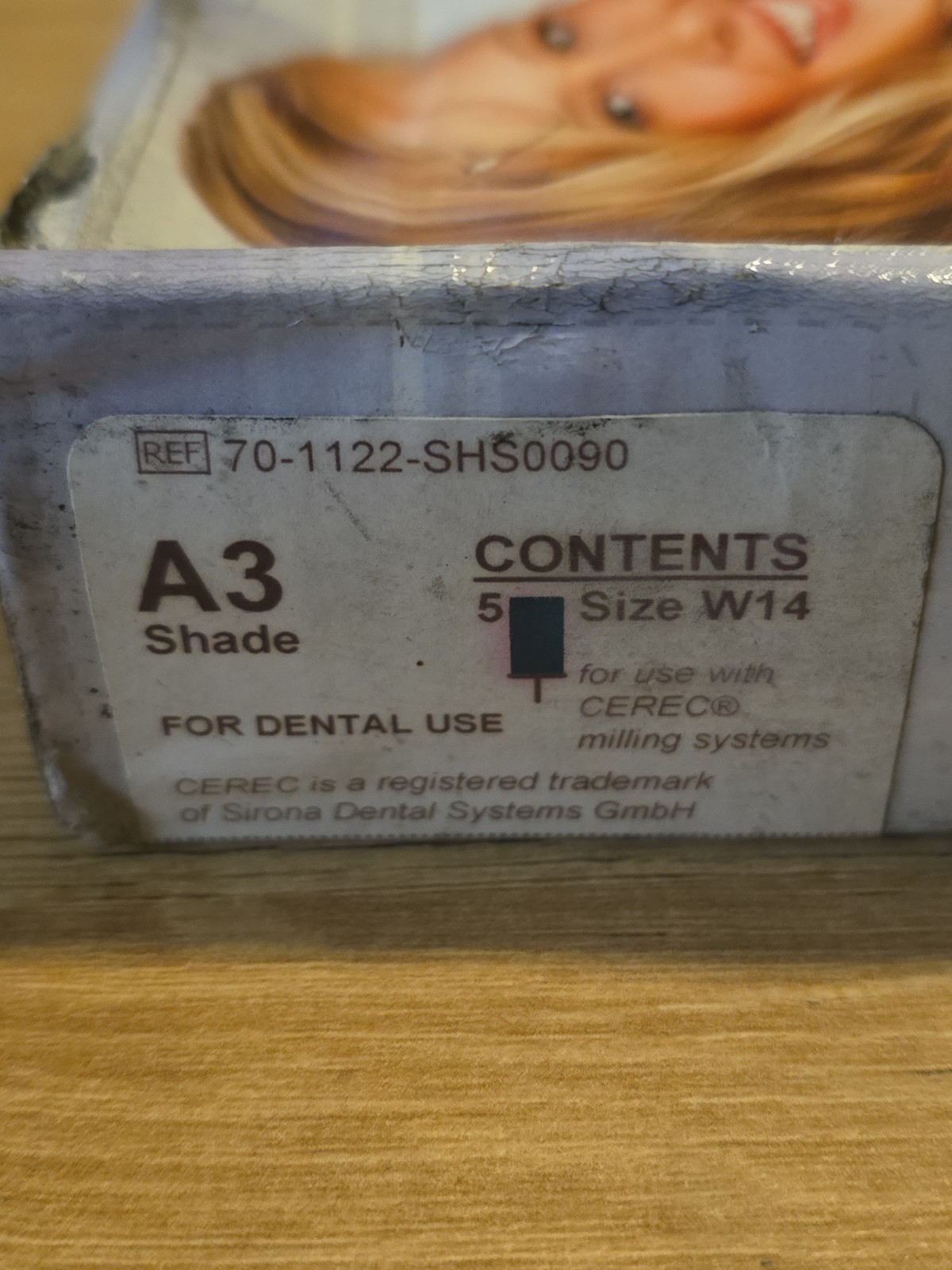 CEREC – Obsidian Cad Cam Blocks – A3 – W14 – 4 Blocks