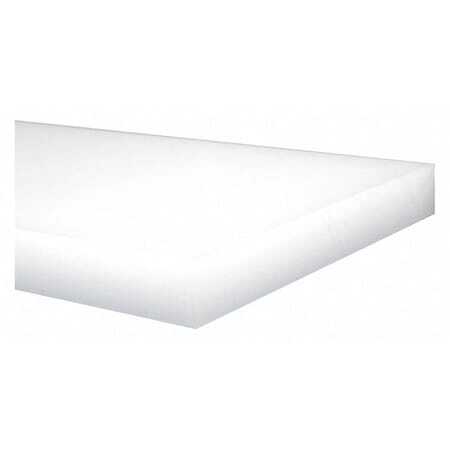 Zoro Select 1Zan9 Off-White Hdpe Sheet Stock 48″ L X 24″ W X 0.125″ Thick