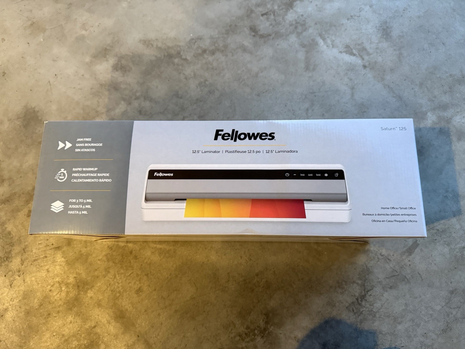 Fellowes Saturn3i 125 Laminator 12″ Wide, 5mil Max Thickness
