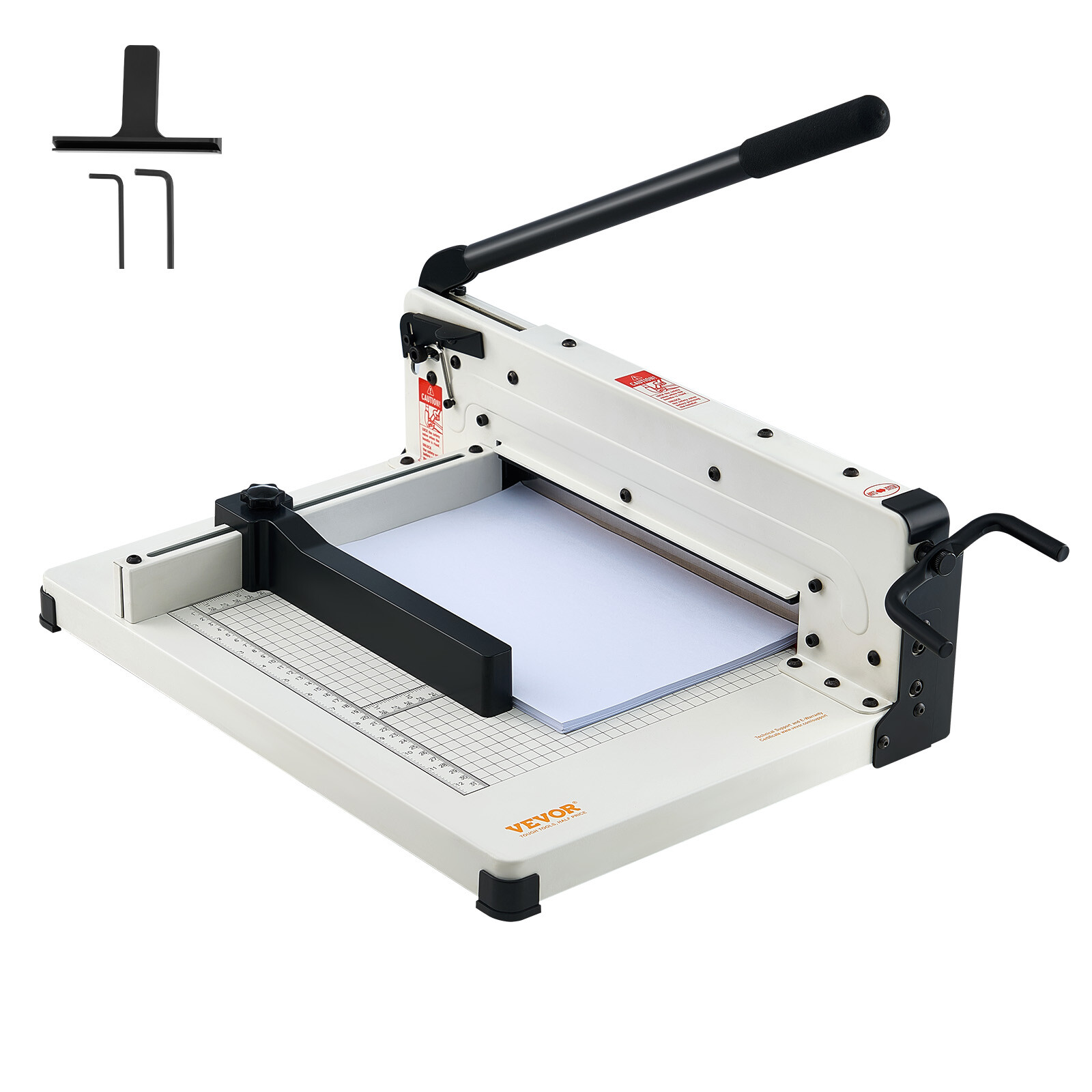 Paper Cutter 12″ A4 Guillotine Paper Trimmer 400 Sheet Capacity Metal Base