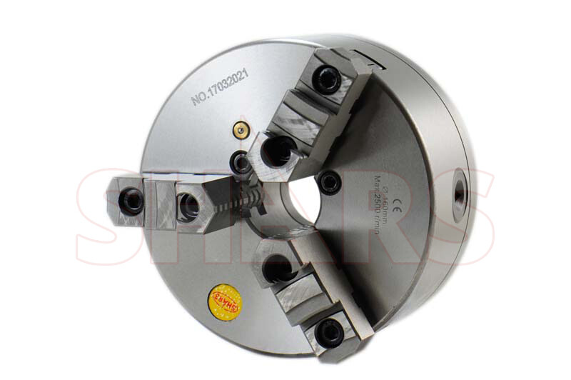 8″ 3 Jaw Reversible Self Centering Lathe Chucks D1-4 .0039″ TIR Certificate XL[