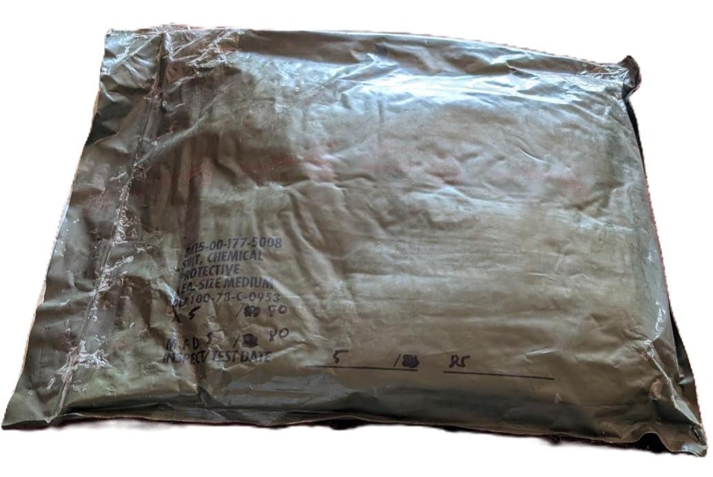 Vintage Military Chemical Protective Suit Two Piece In Packaging “78”
