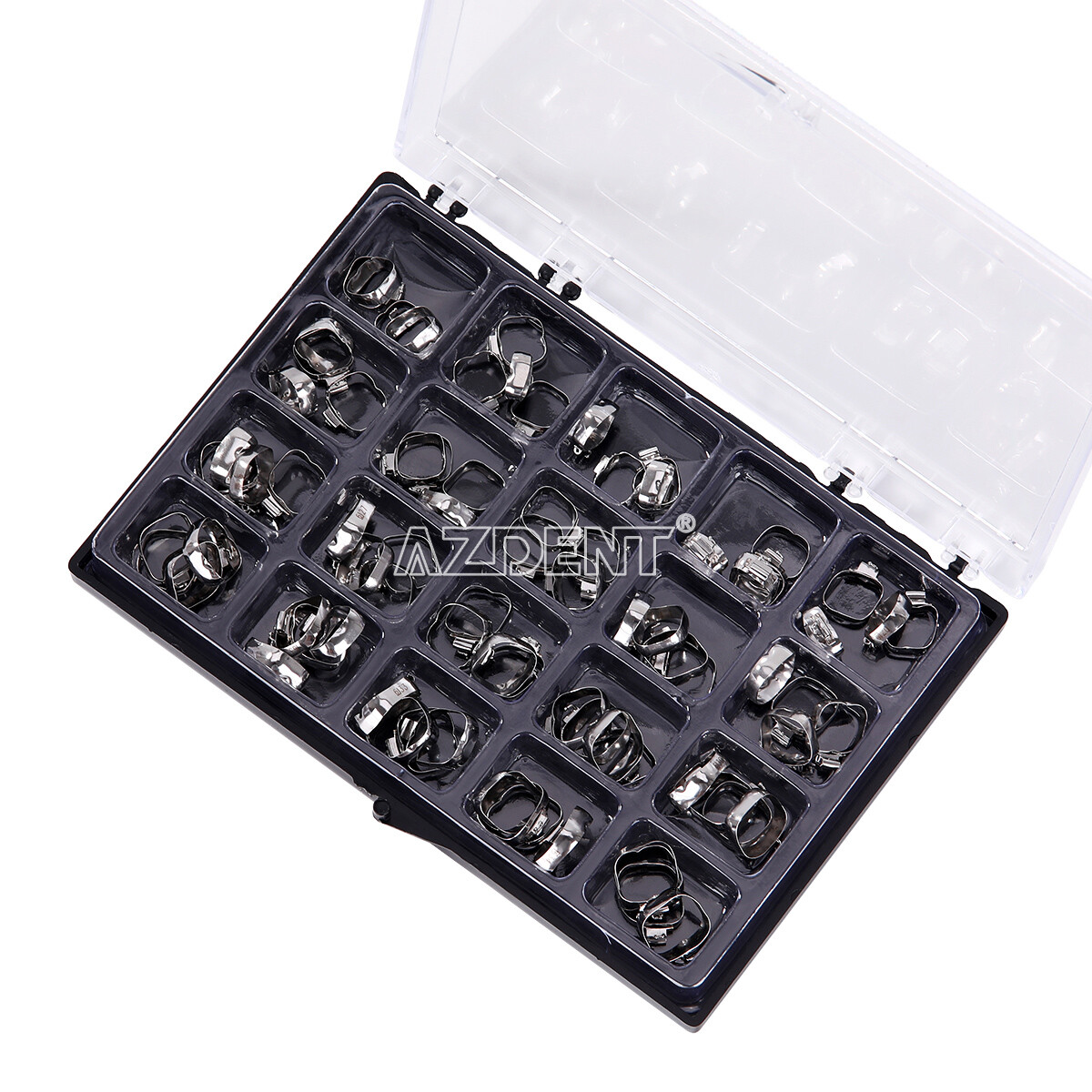 Dental Orthodontic Bands with Buccal Tube 1st Molar Roth/MBT .022 16#-35 #