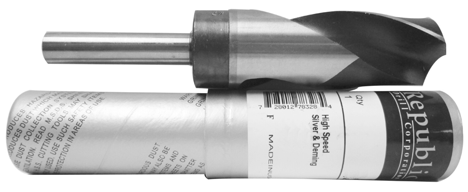 19.00 mm HSS Silver and Deming (1/2″ Shank) Drill – USA