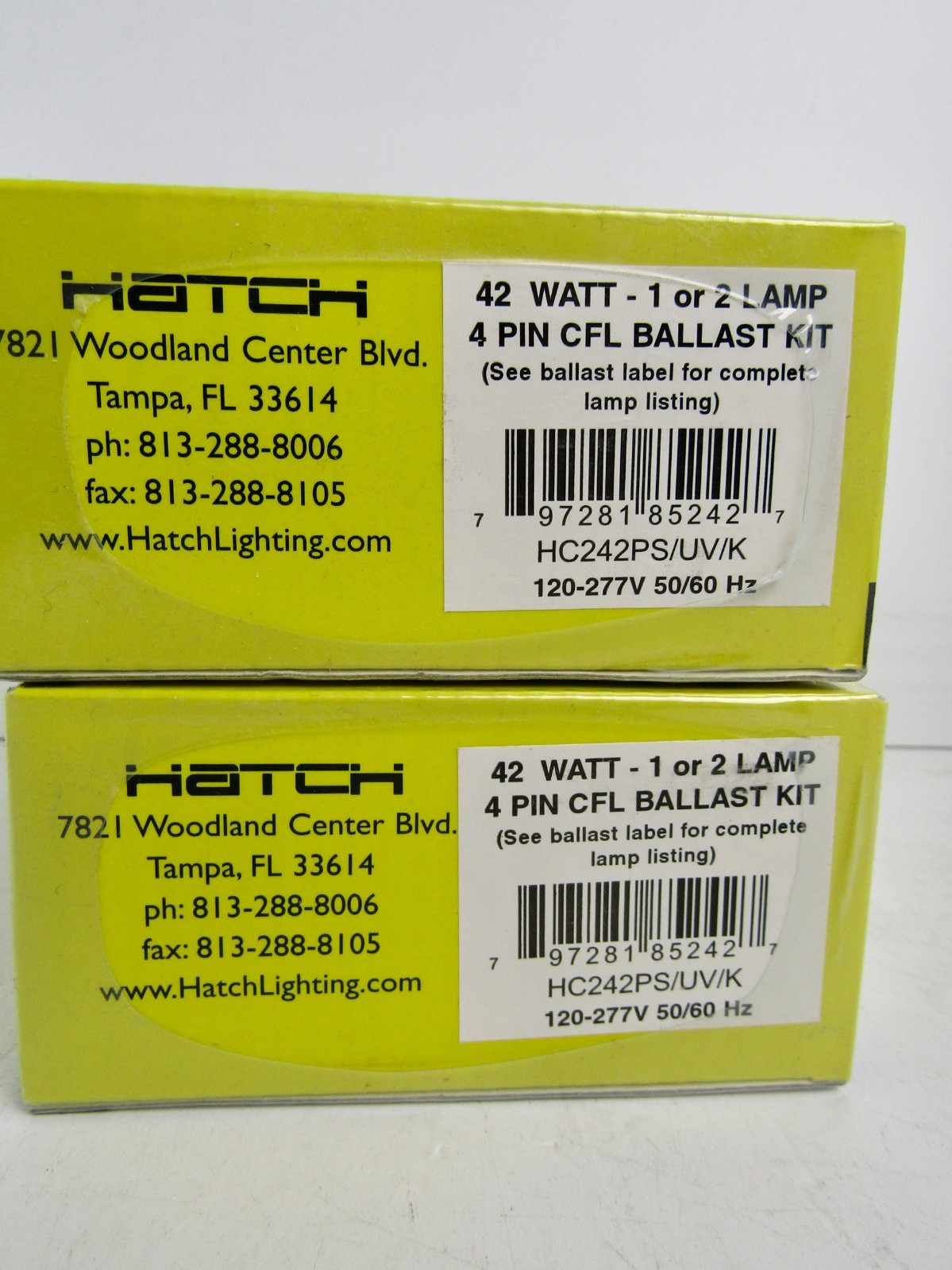 Hatch HC242PS/UV/D 2 X 42W OR 1 X 42W PL Ballast 120-277V ELCTRONIC – NEW