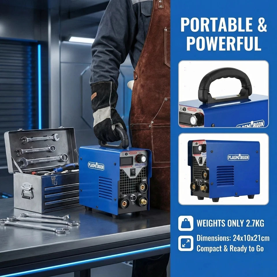 ITS200 2-IN-1 110V/220V TIG Welder Machine 200A HF TIG/MMA Stick IGBT Inverter