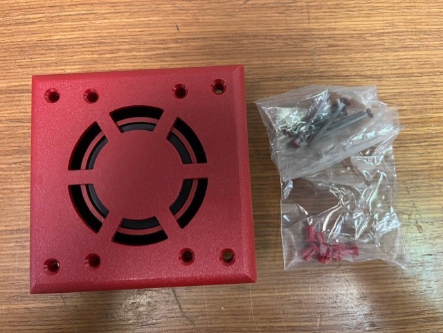 Gentex 904-0001-002/HG124R Horn, red; New open box–missing instructions