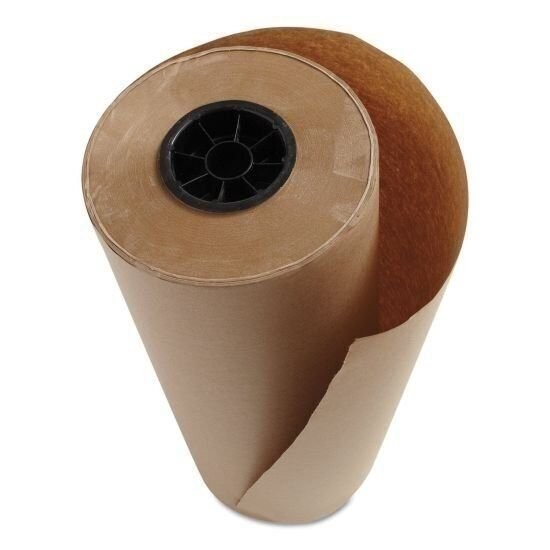 36″ 40 # 900′ Brown Kraft Paper Roll Shipping Wrapping Cushioning Void Fill