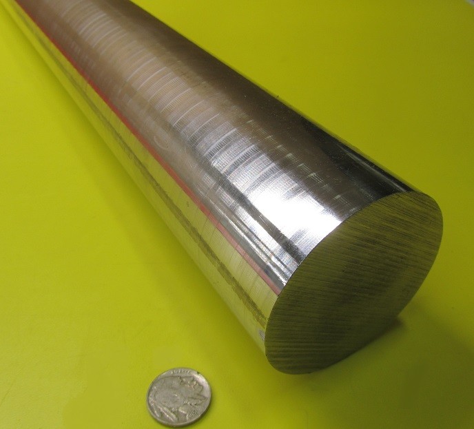 4140/4142 Alloy Steel Rod, 2 1/2″ Diameter +/-.007″ x 3 Ft Length