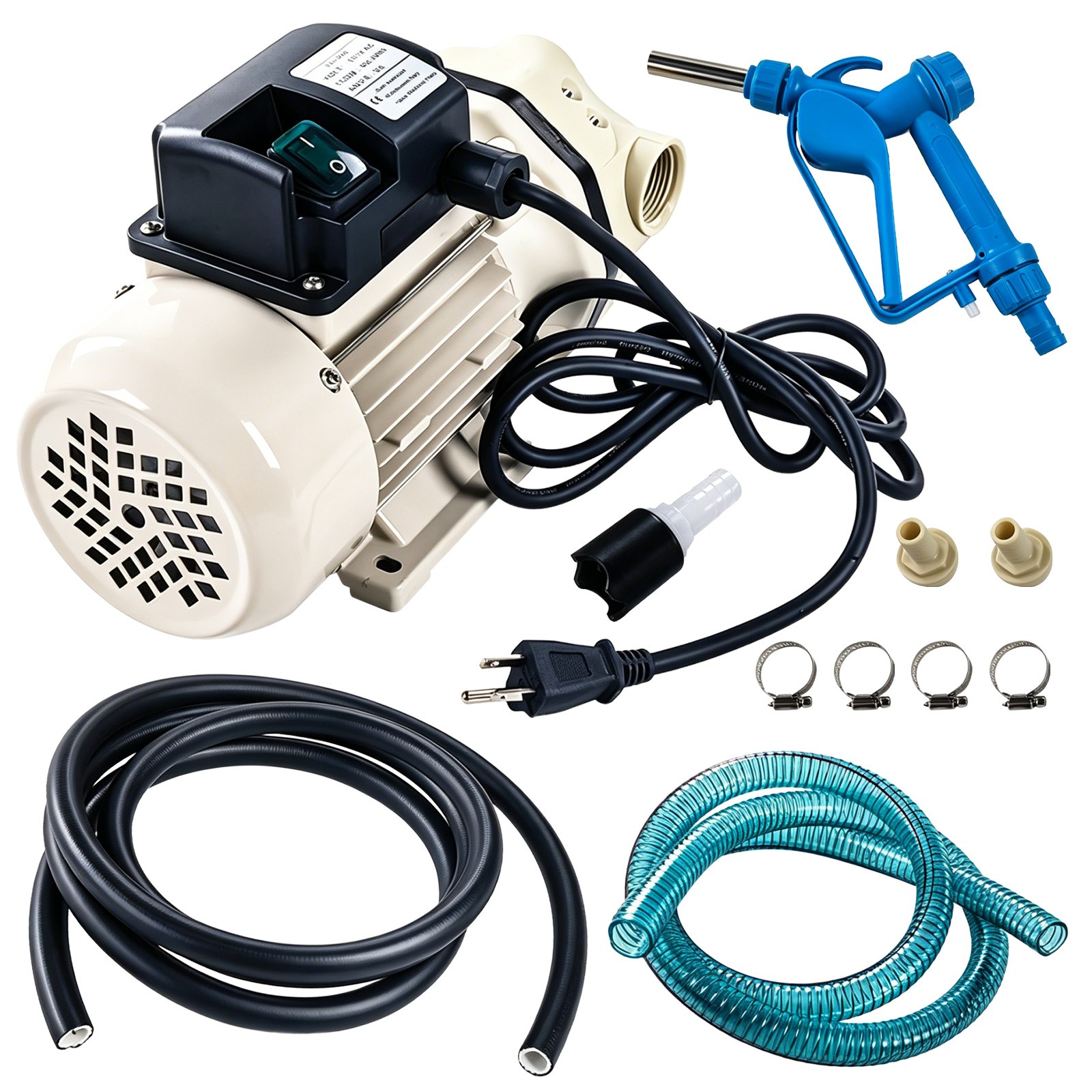 550W Electric DEF Dispensing Pump Kit 10GPM 110V Fit IBC Tote & Storage Barrels