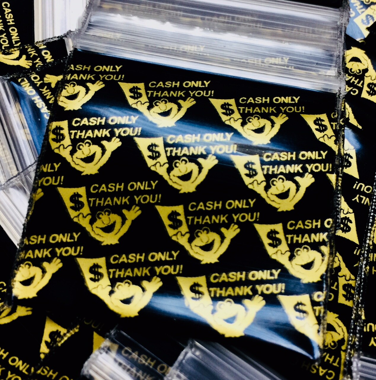 BaggiesSince1987 – 1515 Design Zip Bags 100PCS CASH ONLY on SILVER, READ DETAILS