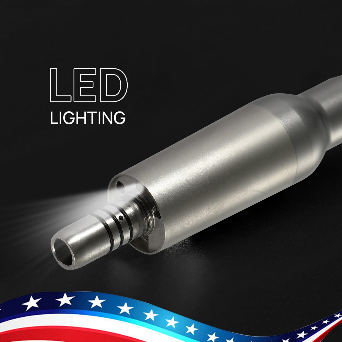 Dental 360° Swivel Hygiene Prophy Handpiece Air Motor 4H 4:1 Nose Cone Midwest
