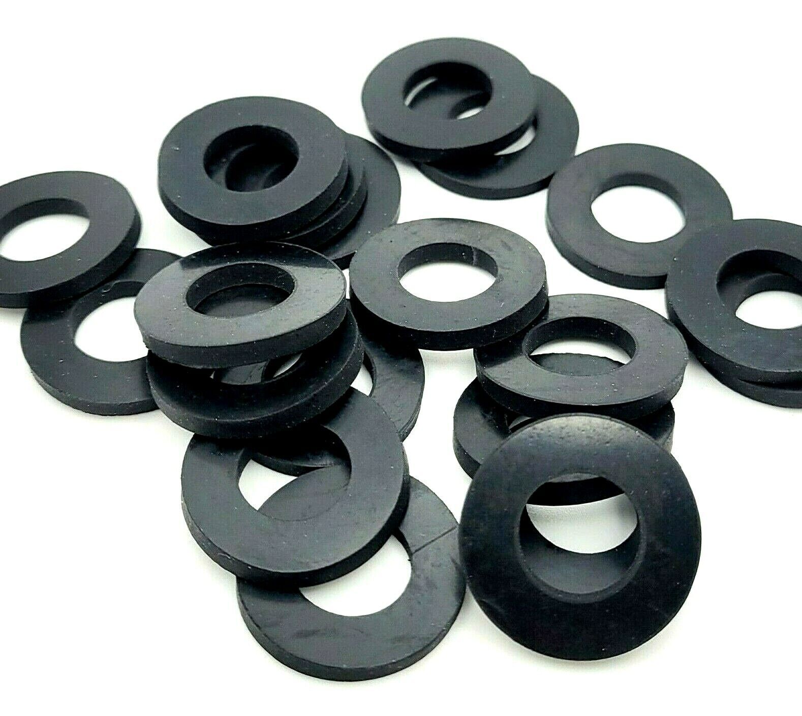 13mm ID Rubber Flat Washers 25mm OD 3mm Thick Spacers Gasket High Quality EPDM