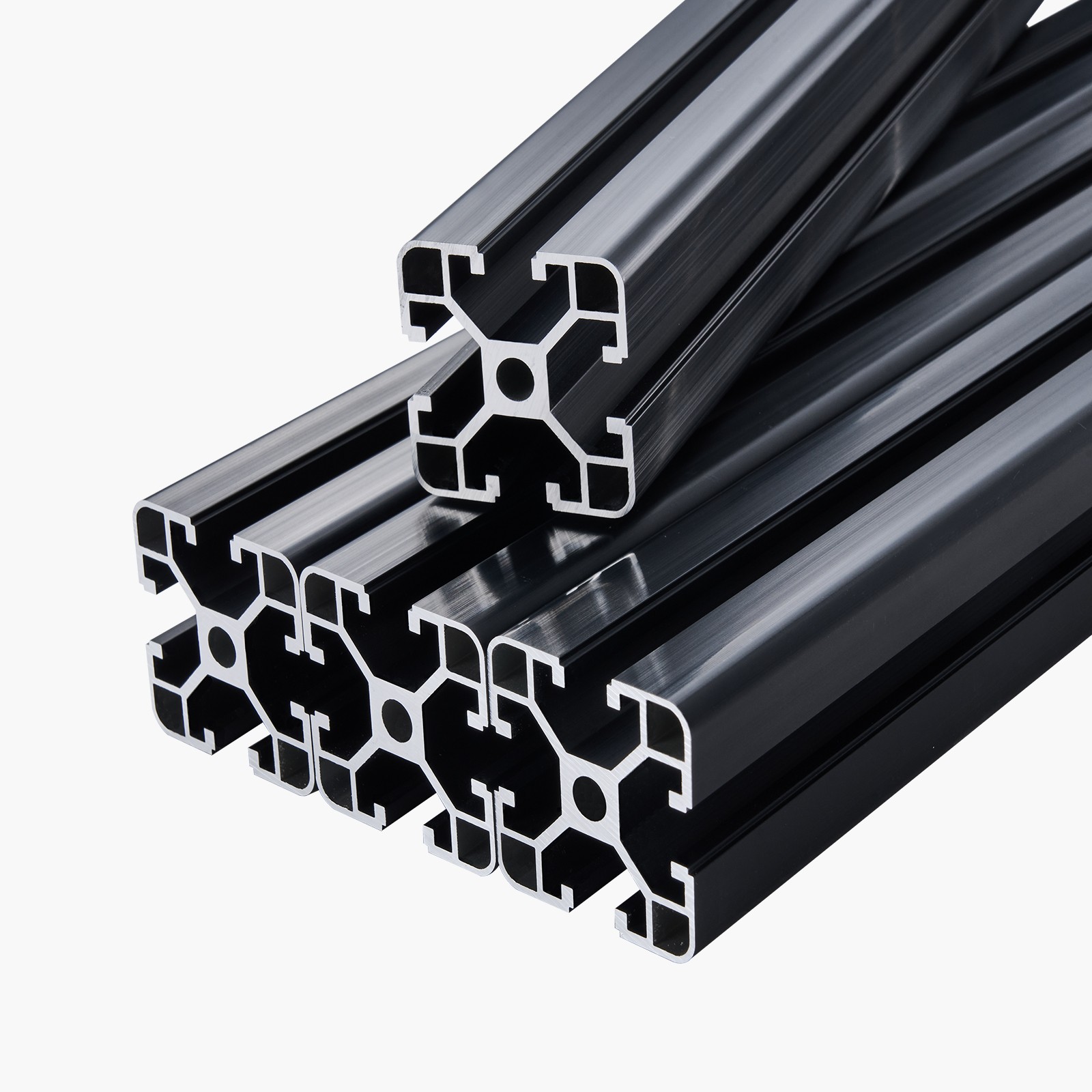 4PCS 39.4 in (1000 mm) T Slot 4040 Aluminum Extrusion Anodized Linear Rail