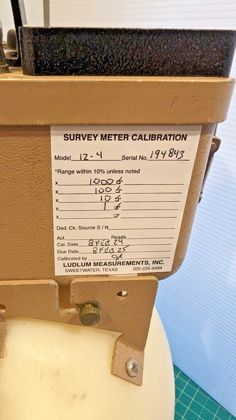 2024 Factory Calibrated Ludlum Model 12-4 Neutron with Travel Case Guaranteed