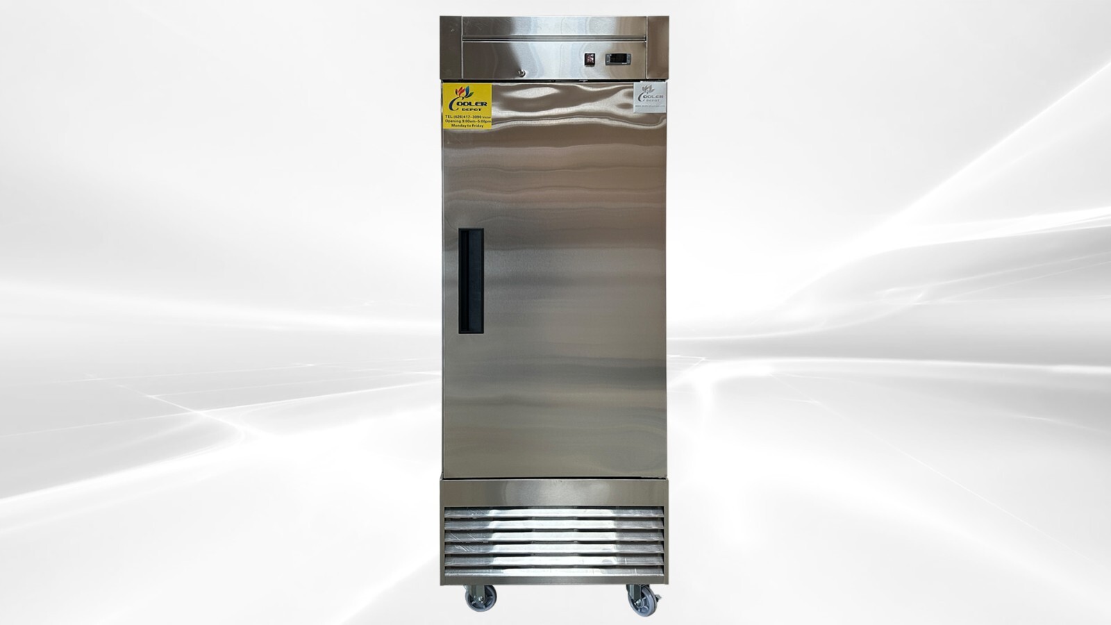NEW 80″ Commercial Reach In Refrigerator Stainless Steel NSF ETL