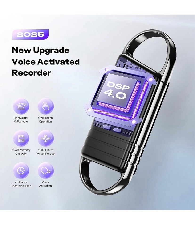 64GB Digital Voice Recorder