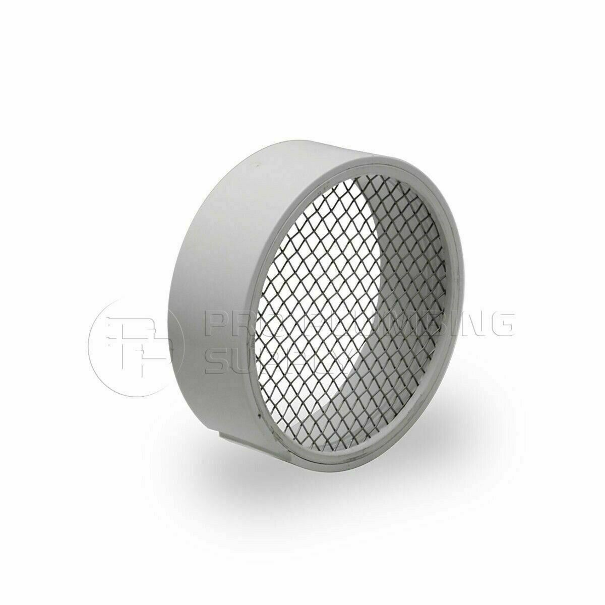 Raven R1509 PVC Termination Vent Stainless Screen with Condensation Slot – 3″