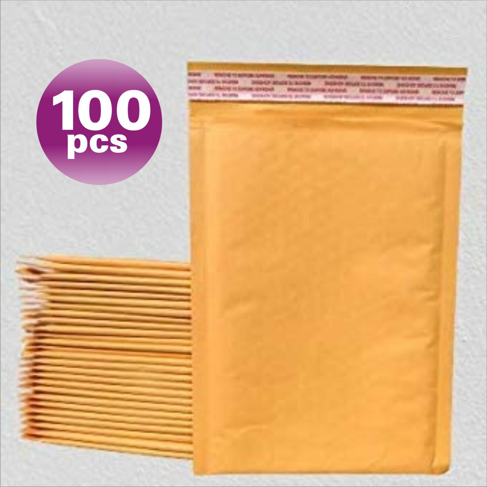 Yens® 100 #4 9.5×14.5 Kraft Bubble Padded Envelopes Mailers Inner 9.5 X 13.5