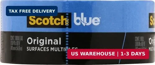ScotchBlue Original Multi-Surface Painters Tape, 2 Inch Wide (1.88 in. x 60 Yds)