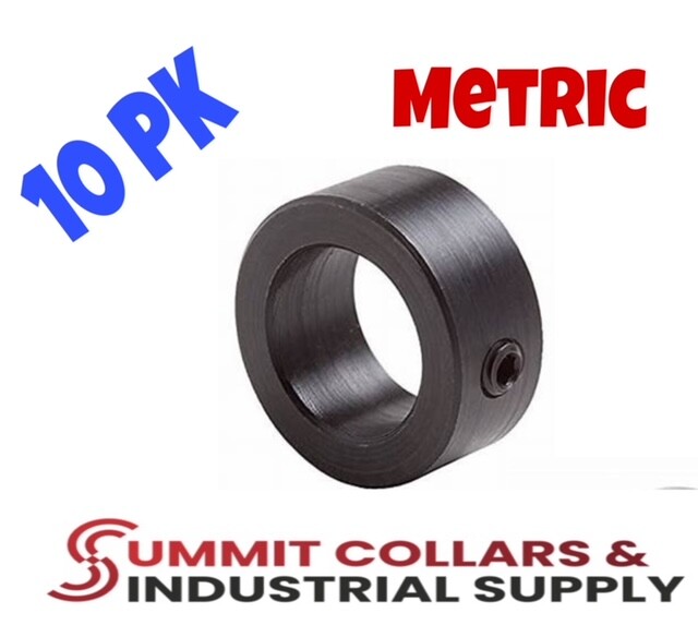16mm Bore Set Shaft Stop Collar (10PCS) – Black Oxide Finish