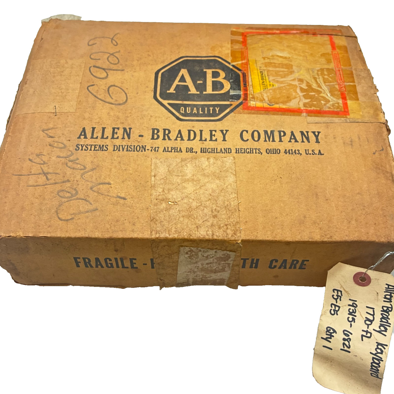 ALLEN BRADLEY 1770-KFA 1770-KCB PLC-2 FAMILY KEYTOP OVERLAY