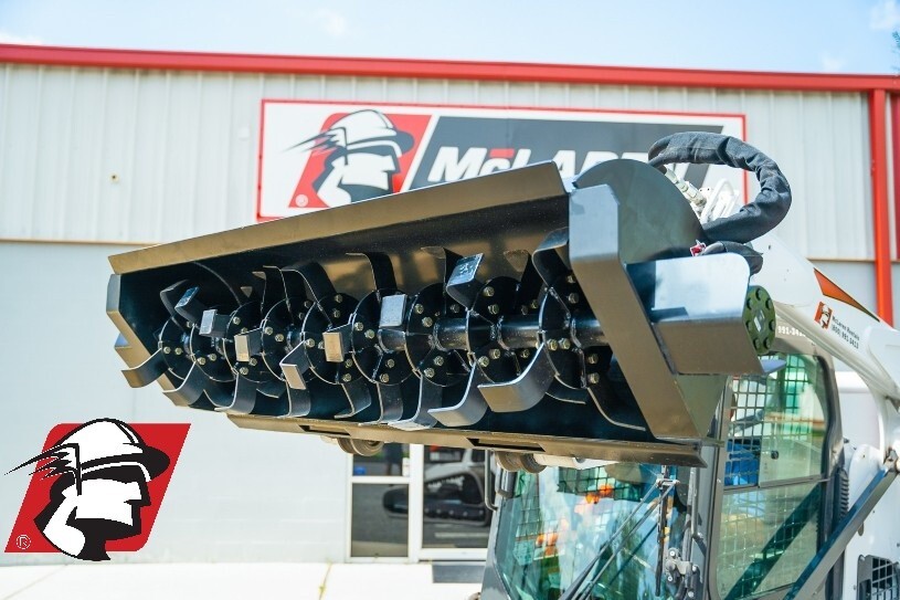 Skid Steer Rotary Tiller Attachment 84″ Wide for High Flow Machines