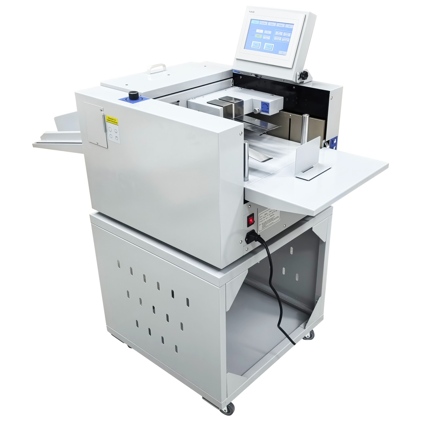 13 inch Fully Automatic Scoring Paper Cutter Creasing Machine Digital Touch 110V