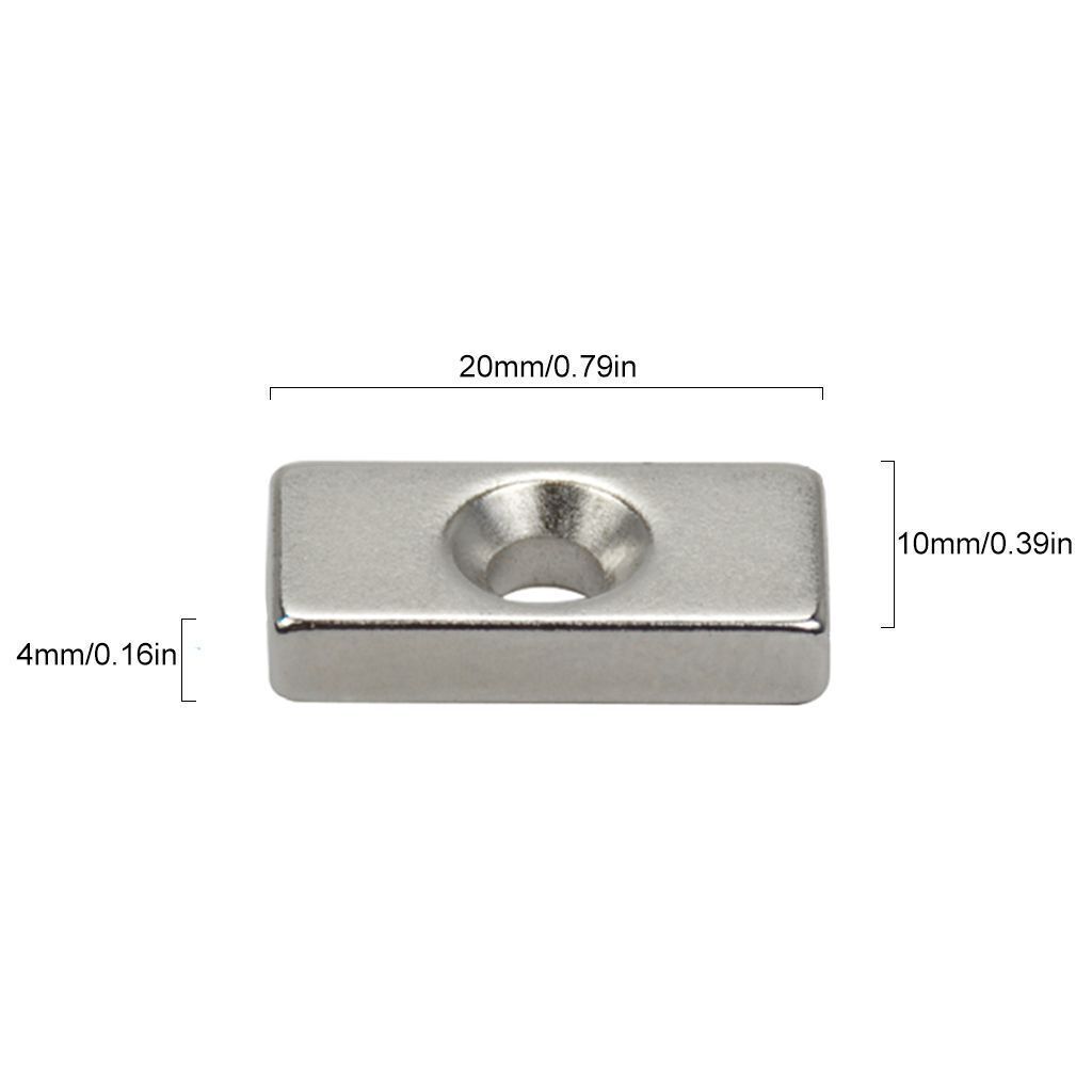 5/10/50pcs N35 Super Strong Block Square Rare Earth Neodymium Magnets 20x10x4mm