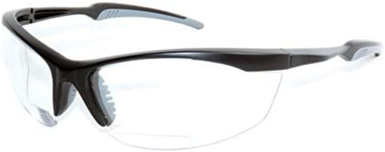 ANSI Z87.1 Impact-Resistant Bifocal Safety Glasses – Ultra Lightweight Design